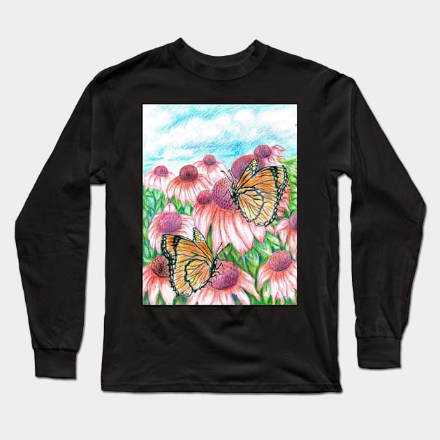 Butterflies Long Sleeve T-Shirt by ArtMagician